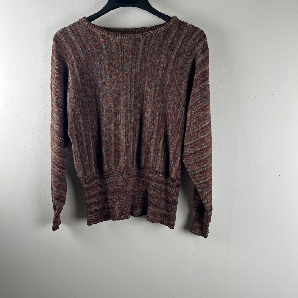 Babette Ballinger Multi-Color Vintage Knit Sweater